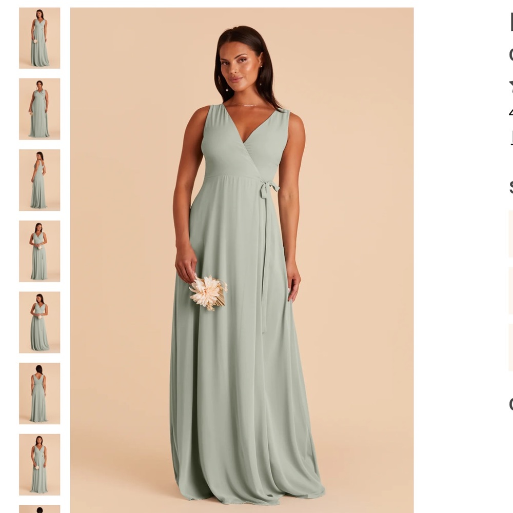 Birdy Grey Sage bridesmaid dress